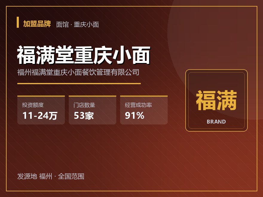 福满堂重庆小面